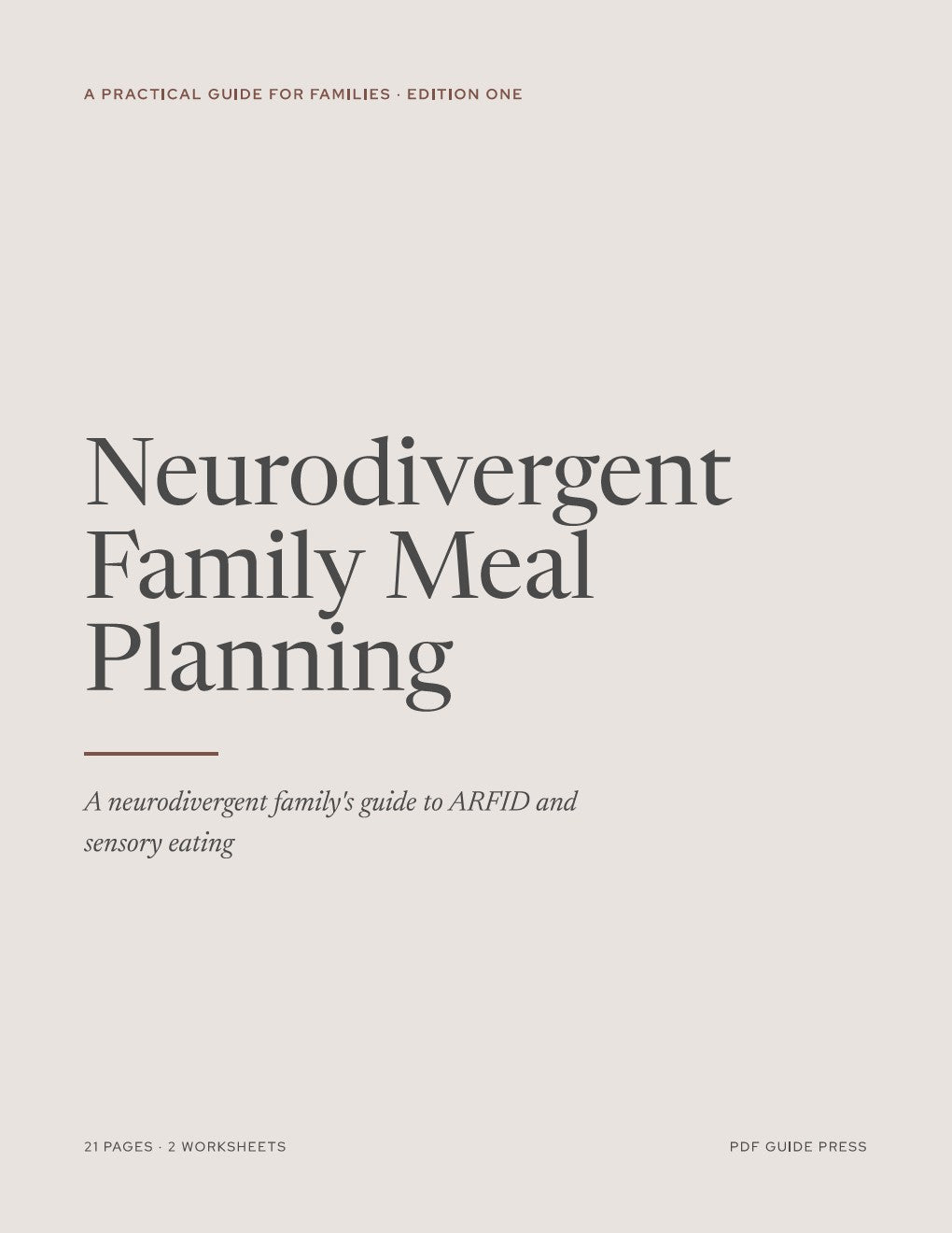 The Neurodivergent Parenting Bundle — All Five Guides