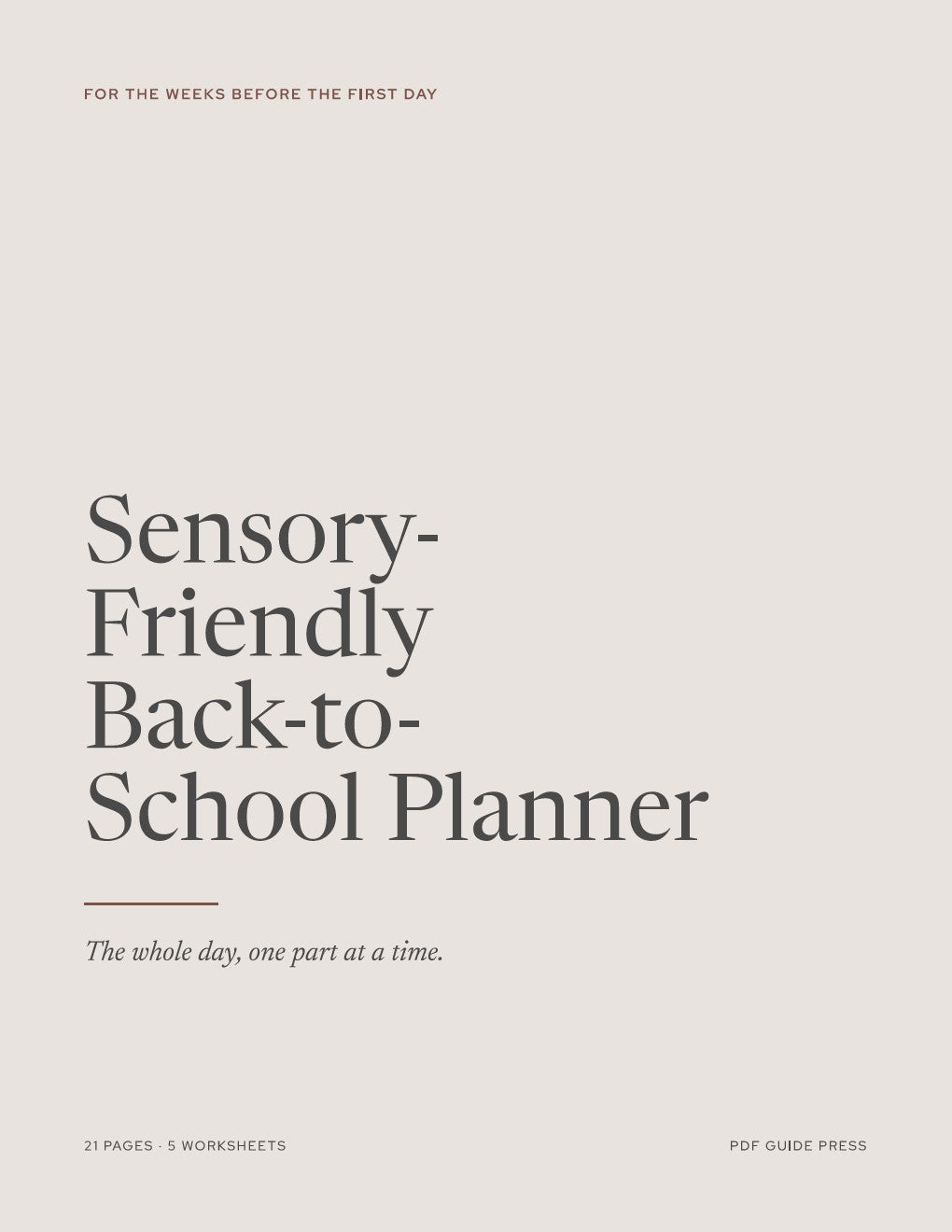 The Neurodivergent Parenting Bundle — All Five Guides