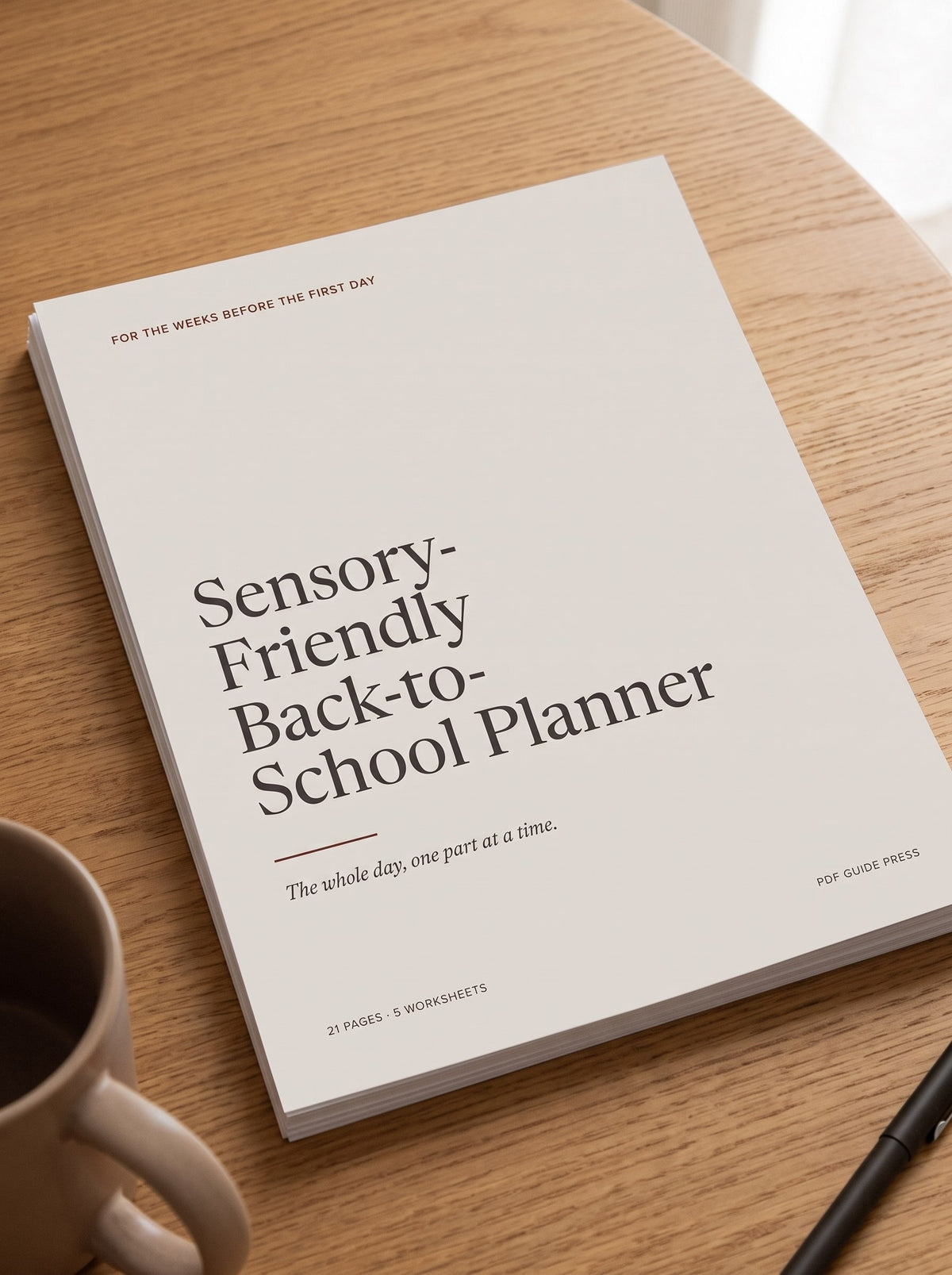 Sensory-Friendly Back-to-School Planner